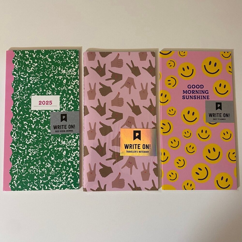 Pipsticks Traveler's Notebook 2025 Vision Journal & Daily Planner